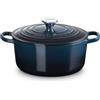 Le Creuset Evolution, cocotte rotonda 20 cm in ghisa vetrificata - nuit