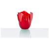 Venini FAZZOLETTO, vaso Ø20 - 24h cm - ROSSO