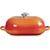 Le Creuset Cocotte ovale per pane in ghisa vetrificata 29 cm - arancio