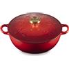 Le Creuset Holly, Marmitta in ghisa vetrificata 26 cm - ciliegia