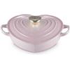 Le Creuset Tegame Basso a Cuore in ghisa vetrificata 20 cm - shell pink