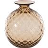 Venini Monofiori balloton, vaso Ø11x12,5 cm - Moka