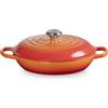 Le Creuset Evolution, tegame basso rotondo 28 cm in ghisa vetrificata - arancio