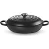 Le Creuset Evolution, tegame basso rotondo 28 cm in ghisa vetrificata - nero