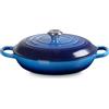 Le Creuset Evolution, tegame basso rotondo 28 cm in ghisa vetrificata - azure