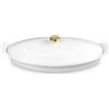 Le Creuset Tradition, Pesciera in gres vetrificato 34 cm - bianco