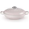 Le Creuset Evolution, tegame basso rotondo 28 cm in ghisa vetrificata - shell pink