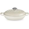 Le Creuset Evolution, tegame basso rotondo 28 cm in ghisa vetrificata - meringue