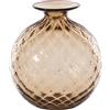 Venini Monofiori balloton, vaso Ø14x16,5 cm - Moka