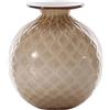 Venini Monofiori balloton, vaso Ø14x16,5 cm - Moka
