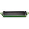 Le Creuset Tradition, grill rettangolare 32x22 cm in ghisa vetrificata - verde bamboo