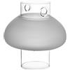 Ivv Overnight, lampada da tavolo led wireless Ø 22 cm trasparente/sabbiato