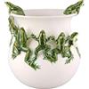 Bordallo Pinheiro Censurada, vaso danza delle rane