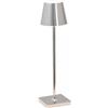 Zafferano S.R.L. MICRO Poldina pro lampada da tavolo ricaricabile di zafferano - cromo lucido