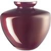 Ivv CAPALBIO, VASO H. 25 CM. DECORO ROSSO LUCIDO