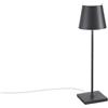 Zafferano S.R.L. Poldina table, lampada da tavolo led con cavo (non ricaricabile) - grigio scuro