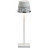 Zafferano S.R.L. Poldina pro peanuts lampada da tavolo ricaricabile di zafferano - bianco strip