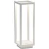 Zafferano S.R.L. Home pro, lampada da tavolo ricaricabile bianco opaco