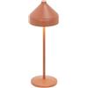 Zafferano S.R.L. Amelie pro, lampada da tavolo ricaricabile - terracotta