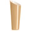 Ivv Orizzonte vaso in vetro incamiciato esterno cognac interno biancolatte H 38 cm