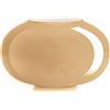 Ivv Pandora vaso in vetro incamiciato esterno cognac interno biancolatte H 18 cm