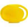 Ivv Pandora vaso in vetro incamiciato esterno giallo interno biancolatte H 18 cm