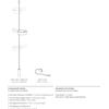 Zafferano S.R.L. Super O, lampada ricaricabile da sospensione verticale, 2 moduli - bianco