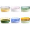 Ivv Unametà set 6 coppette colori assortiti in vetro borosilicato