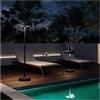 Zafferano S.R.L. Barbell solar, lampada solare da terra - corten