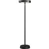 Zafferano S.R.L. Barbell solar rf, lampada solare da terra - Nero