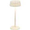 Zafferano S.R.L. Sister light, lampada ricaricabile da tavolo wi-fi - avorio