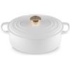 Le Creuset Evolution, cocotte ovale 27 cm in ghisa vetrificata - bianco