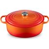 Le Creuset Evolution, cocotte ovale 31 cm in ghisa vetrificata - arancio
