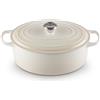 Le Creuset Evolution, cocotte ovale 31 cm in ghisa vetrificata - meringue