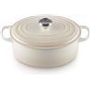 Le Creuset Evolution, cocotte ovale 29 cm in ghisa vetrificata - meringue