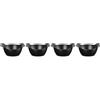 Le Creuset Gourmet, set 4 mini cocotte basse in ghisa smaltata 11 cm - nero