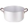 Baldassare Agnelli Casseruola alta 2 manici, in alluminio 3 mm, Ø 45 cm