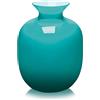 Ivv Rialto vaso in vetro incamiciato celeste 30 cm