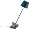 Zafferano S.R.L. Poldina pro lampada da tavolo ricaricabile di zafferano - verde scuro