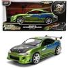 Jada Toys Fast & Furious 1995 Mitsubishi Eclipse (1:24, 19 cm) | Modellino di auto dettagliato con parti apribili, veicolo in metallo con finitura Color Brush, a partire dagli 8 anni