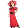 Bristol Novelty Fancy Me Ragazze Rosso Saloon Ragazza Western Gone with The Wind Giornata Mondiale del Libro Settimana Halloween Costume da Carnevale Vestito 4-14 Anni - 7-9 Years