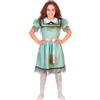 W WIDMANN MILANO Party Fashion - Costume da bambina Ragazza posseduta | Set da 3 pezzi con vestito, cintura, calze, costume da bambola assassina per bambine, Halloween, Carnevale