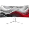 LC-Power LC-M34-Q-C-PRO (3440 x 1440 pixel, 34"), Monitor, Bianco, Grigio