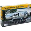 Italeri 3911 - Classic Tank Trailer "We Are Family" Model Kit Scala 1:24