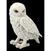 Figura Di Gufo Delle Nevi - Snowy Watch Grande - Uccello Gufo Decorazione