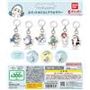 Bandai mofusand Flat Sign Accessories Set Completo di 6 Bandai Gashapon Japan Nuovo
