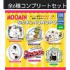 Takara Tomy MOOMIN Friends NUNOPO 6 set completi Gashapon Takara Tove Jansson Japan nuovi