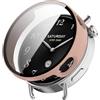 FTRONGRT Cover Compatibile con Xiaomi Watch S4 41mm, PC + Pellicola Temperata Tutto Compreso Antigraffio Custodia Protettiva.Rosa