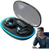 Generic Cuffie per dormire a conduzione ossea auricolari wireless in-ear sportivi | Cuffie invisibili portatili con audio chiaro per familiari, amici e colleghi