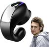 Samuliy Tappi per le orecchie aperti, IPX5, impermeabili, con clip aperte, cuffie Blue Tooth 5.3, 6 ore di riproduzione di audio stereo HD, cuffie over-ear, microfono integrato per sport
